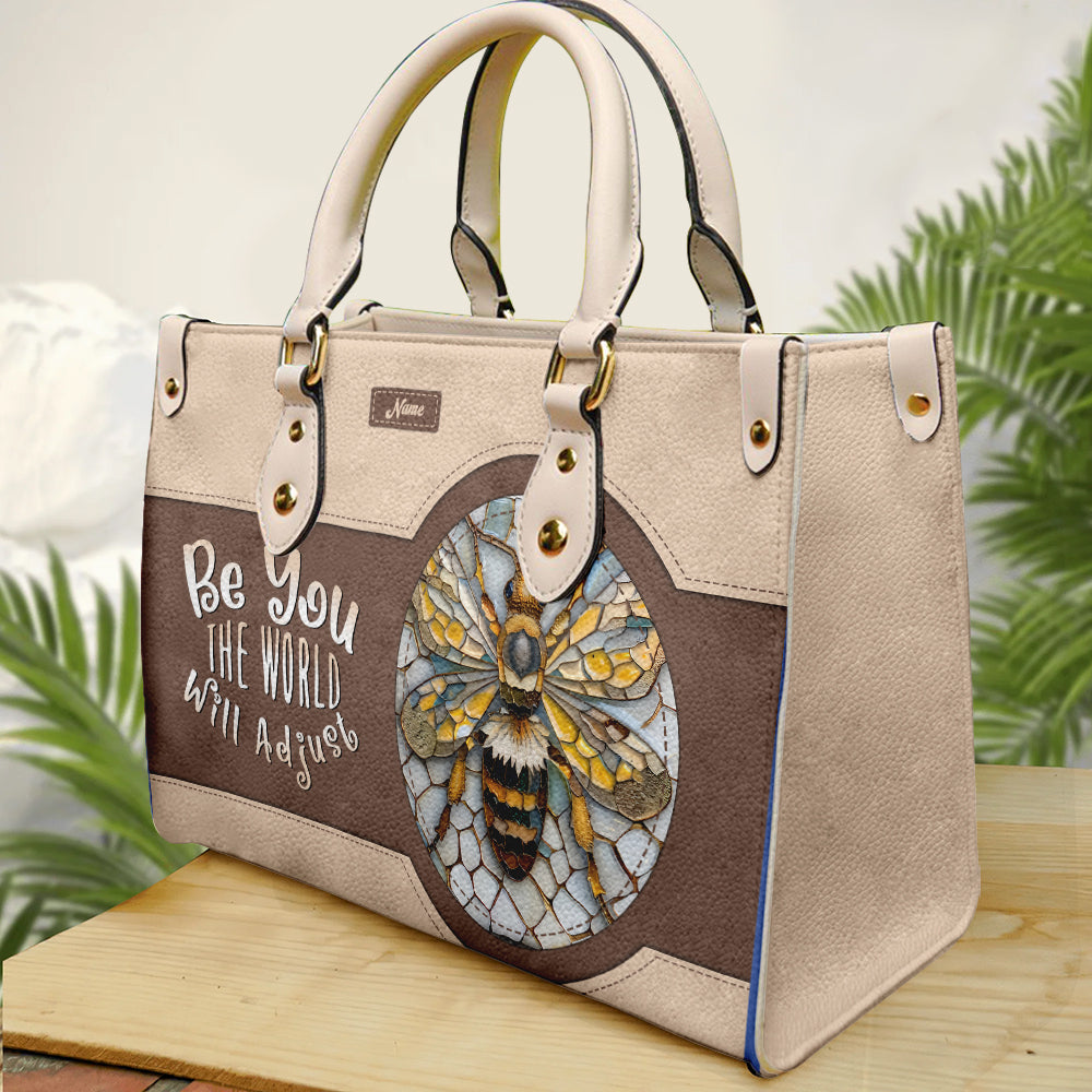 PU Leather Handbag For Women - Personalized Bee Lovers Handbag, Bee Inspirational Bag Umds2-3