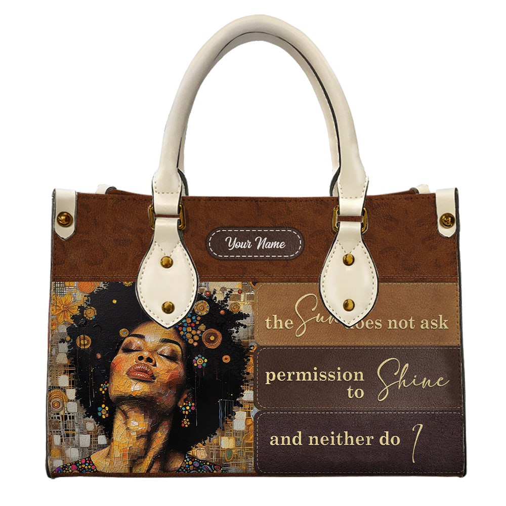 Personalized Leather Handbags For Black Women- Inspire Bag Gift For Her ID-0321-JXHB
