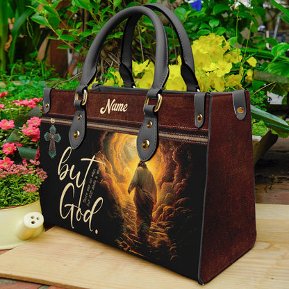 There Was No Way, But GOD Made A Way - Personalized Leather Handbag