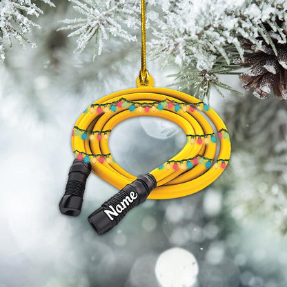Personalized Gardening Hose Christmas Ornament – Custom Gardener Hanging Ornament, Garden Lover Holiday Gift, Christmas Tree Decor