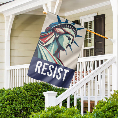 Resist Double-Sided Flag - Pro Choice, Feminist & LGBTQ Rights Banner