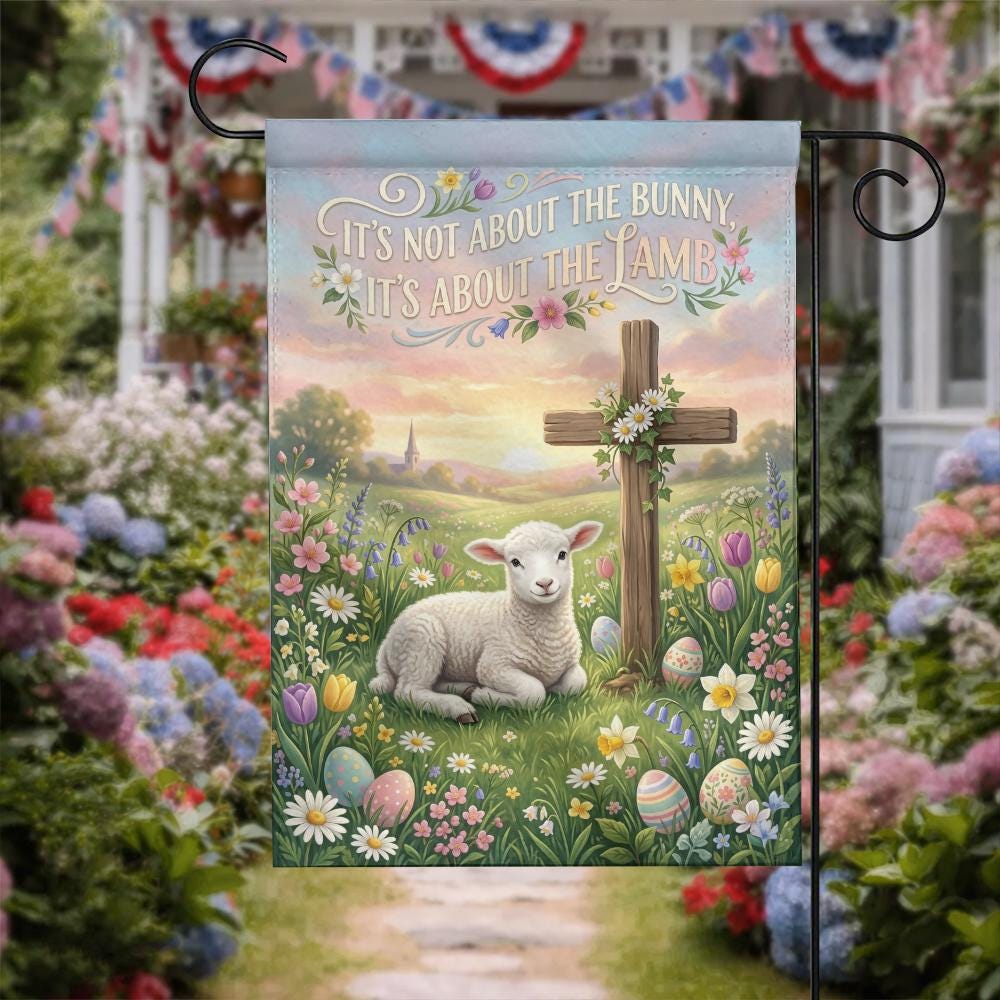 "Good Shepherd" Religious Garden Flag - Faith Home Decor