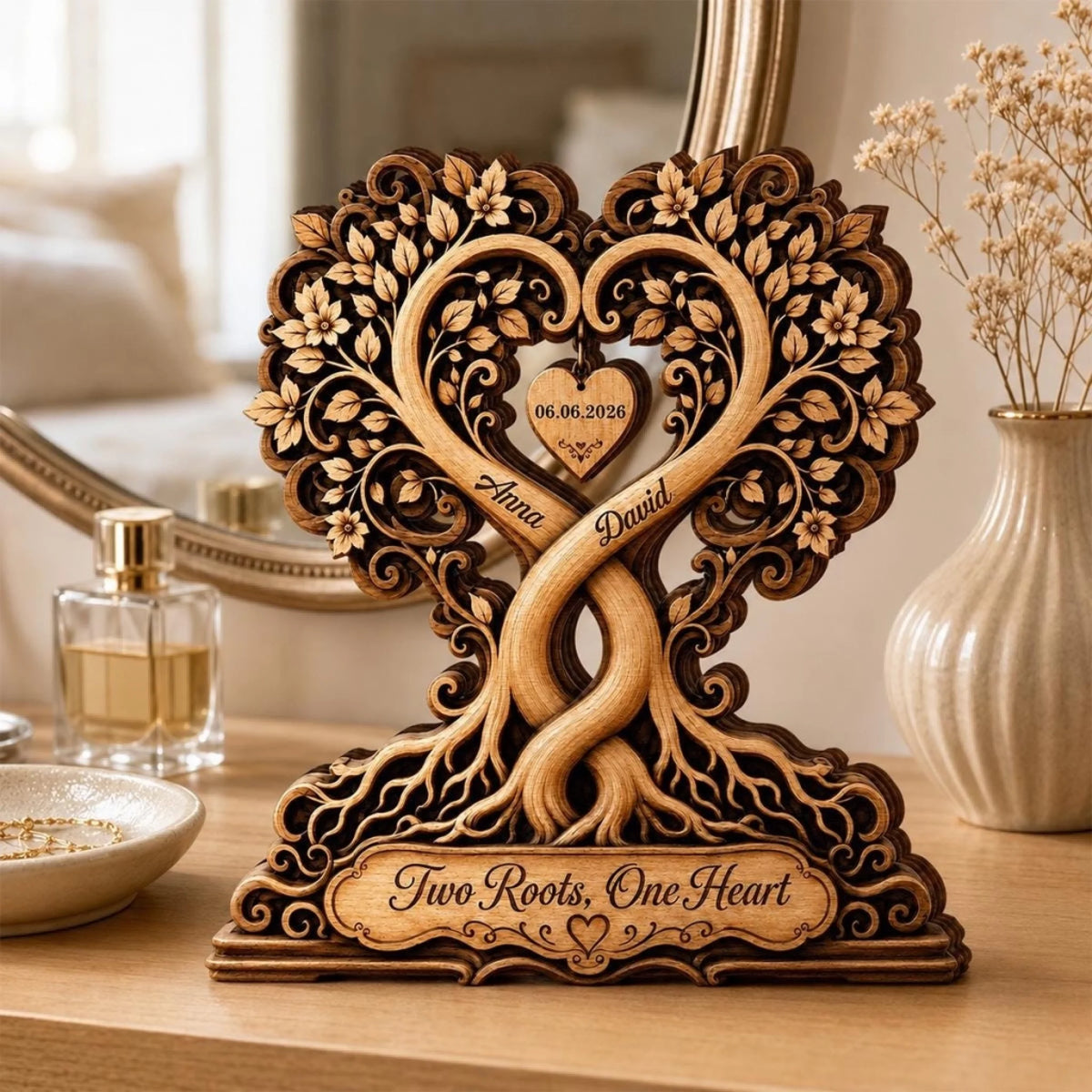 Two Roots One Heart wedding gift