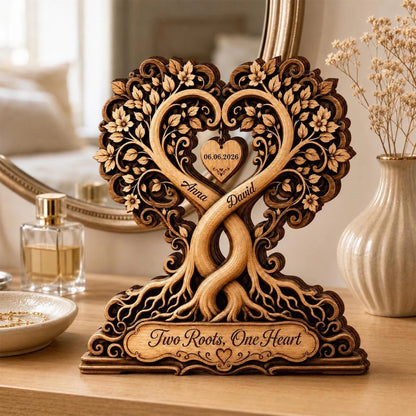 Two Roots One Heart wedding gift