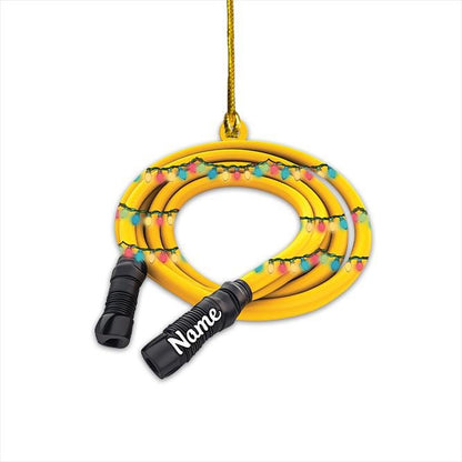 Personalized Gardening Hose Christmas Ornament – Custom Gardener Hanging Ornament, Garden Lover Holiday Gift, Christmas Tree Decor