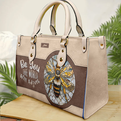PU Leather Handbag For Women - Personalized Bee Lovers Handbag, Bee Inspirational Bag Umds2-3