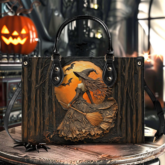 Witchy Gothic Bags- Halloween Leather Handbag Gift For Women